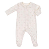 Footed sleepsuit Alexis NordBaby logo print